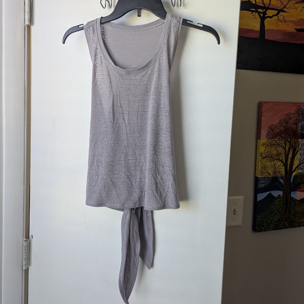 Lululemon Athletica Tie Tank Top Gray